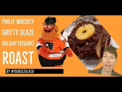 How to make a Seitan VEGAN Holiday ROAST (w/Whiskey Gritty Glaze)