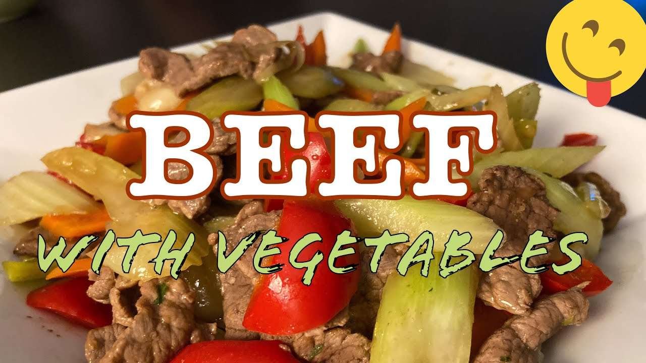 Beef with Vegetables ready in 15 minutes | Chinese dish