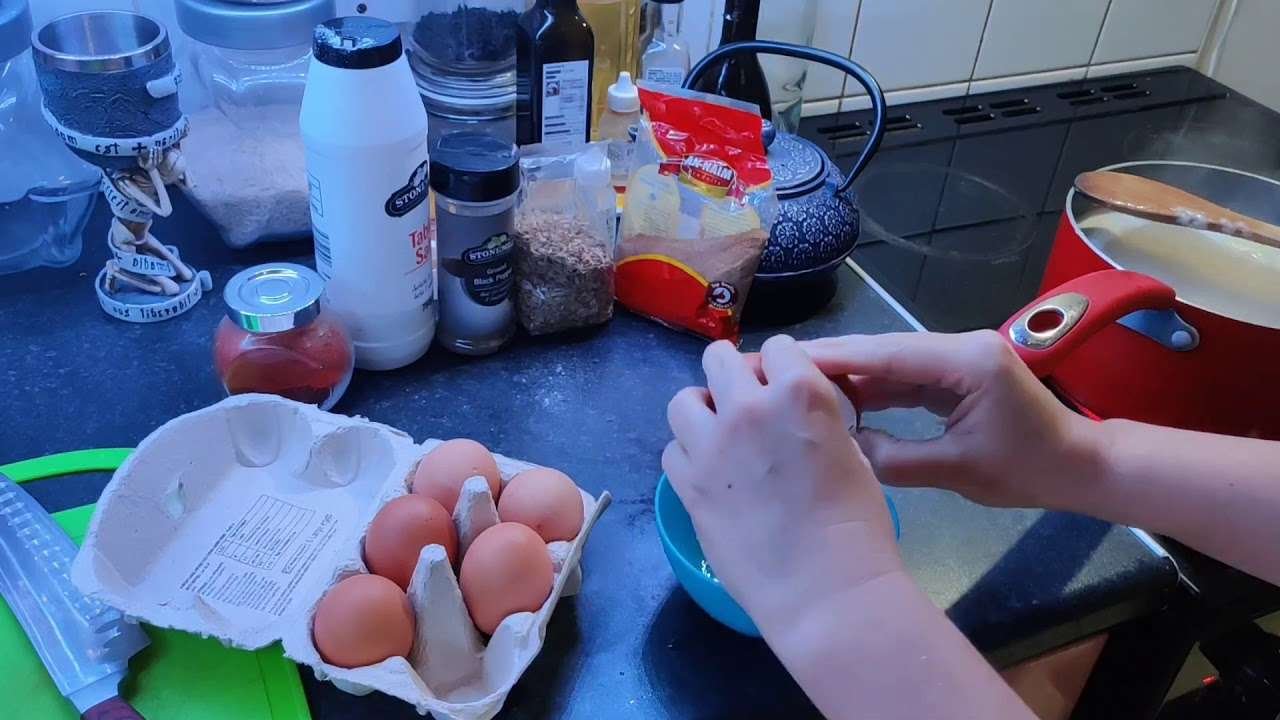 Traditional Hungarian egg soup quick recipe