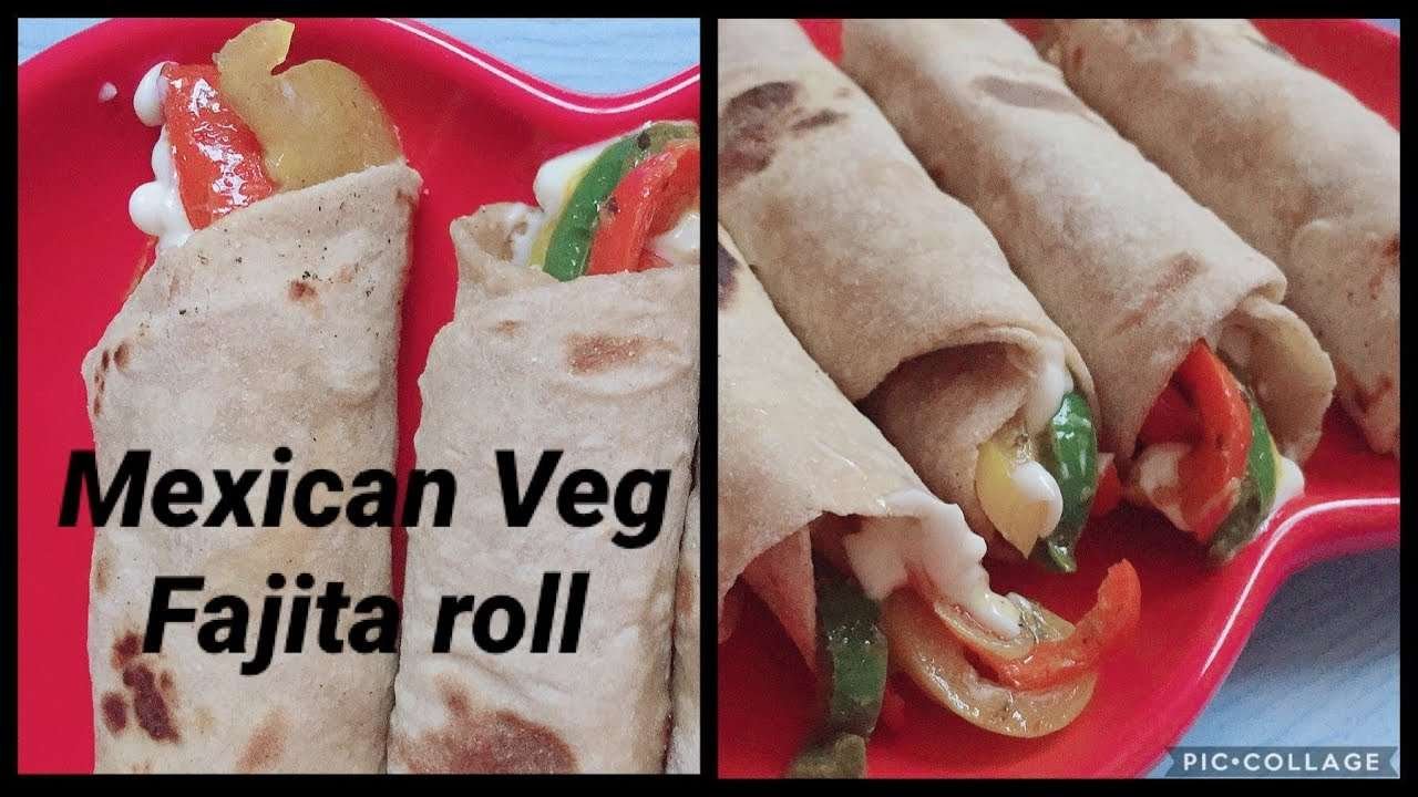 Vegetable Fajitas Recipe | Easy Sizzling Vegetable Fajitas | Tasty Veg Fajita Mexican Cuisine Recipe