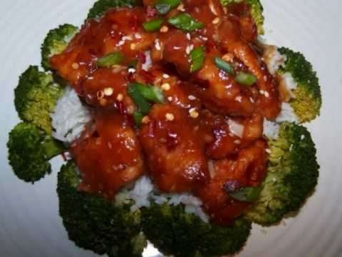 Oven Fried General Tso's Chicken Recipe