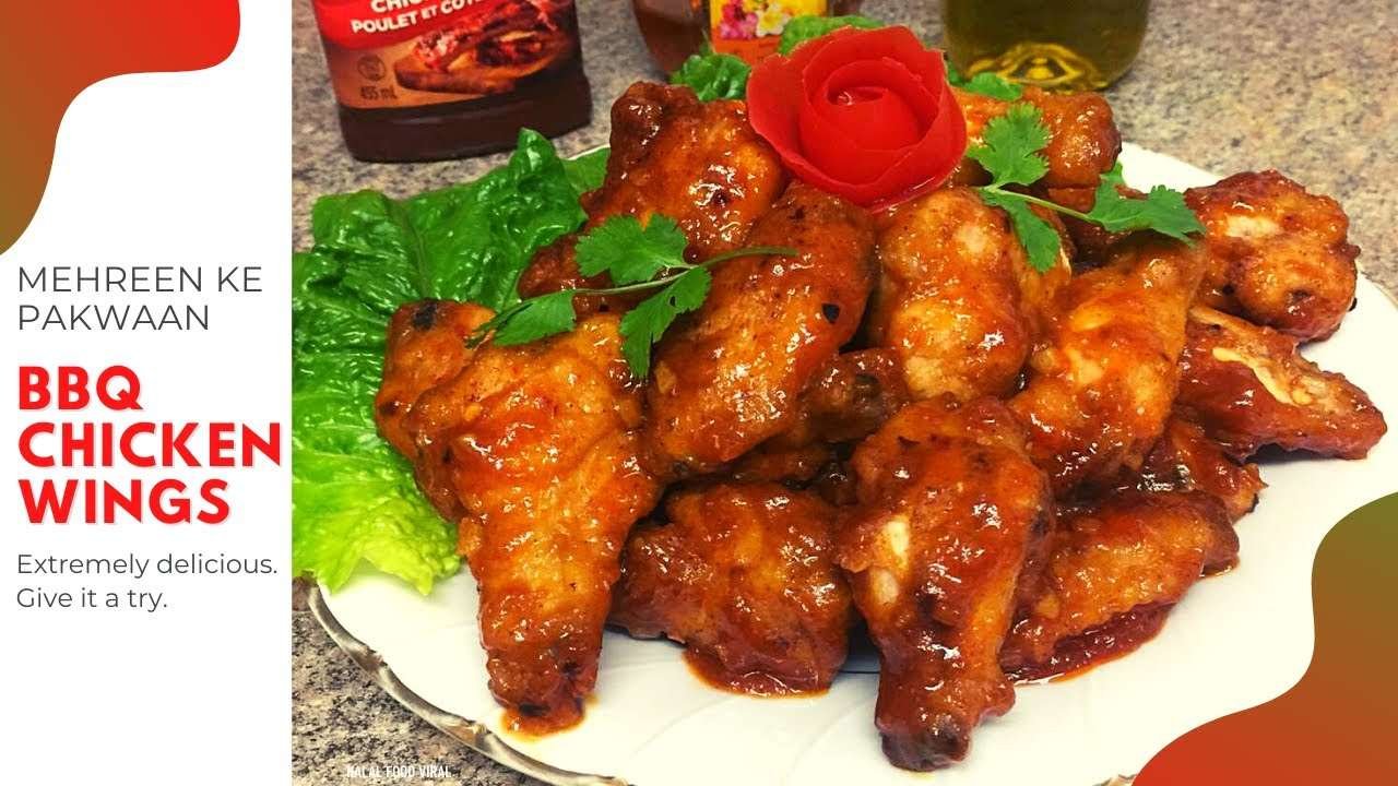 BBQ CHICKEN WINGS hon tou aise| Urdu /Hindi | Recipe by Mehreen Ke Pakwaan