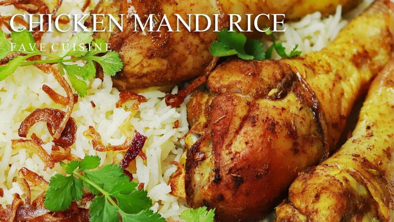 Chicken Mandi Rice Recipe – Easy – Oven and Rice Cooker method