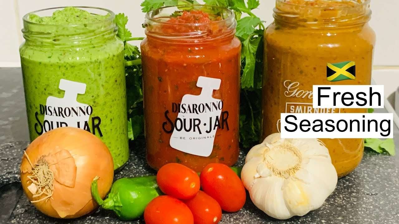 Green Seasoning || Jerk Seasoning || Pasta sauce || 3  Seasoning  Shishi kitchen mixup