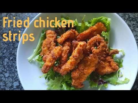 Fried chicken strips recipe feat. a life lesson | Cooking with what I have