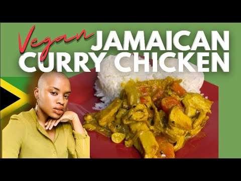 Easy Vegan Jamaican Curry Chicken // BOMB Vegan Food Recipe using Sweet Earth