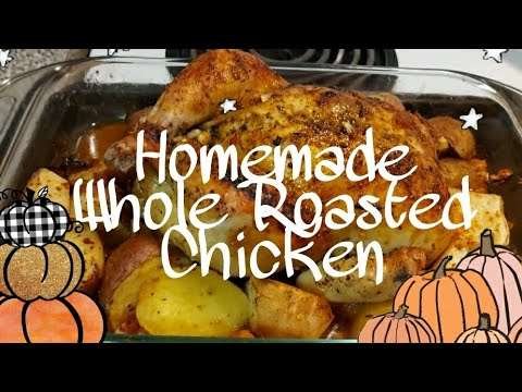 HOW I MAKE WHOLE ROASTED CHICKEN||Catz Vlog