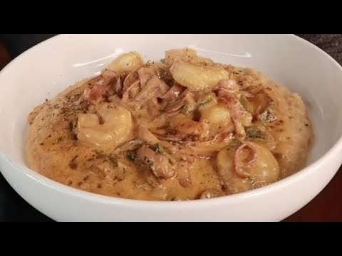 How To Make Coconut Cream Shrimp & Sweet Potato Grits