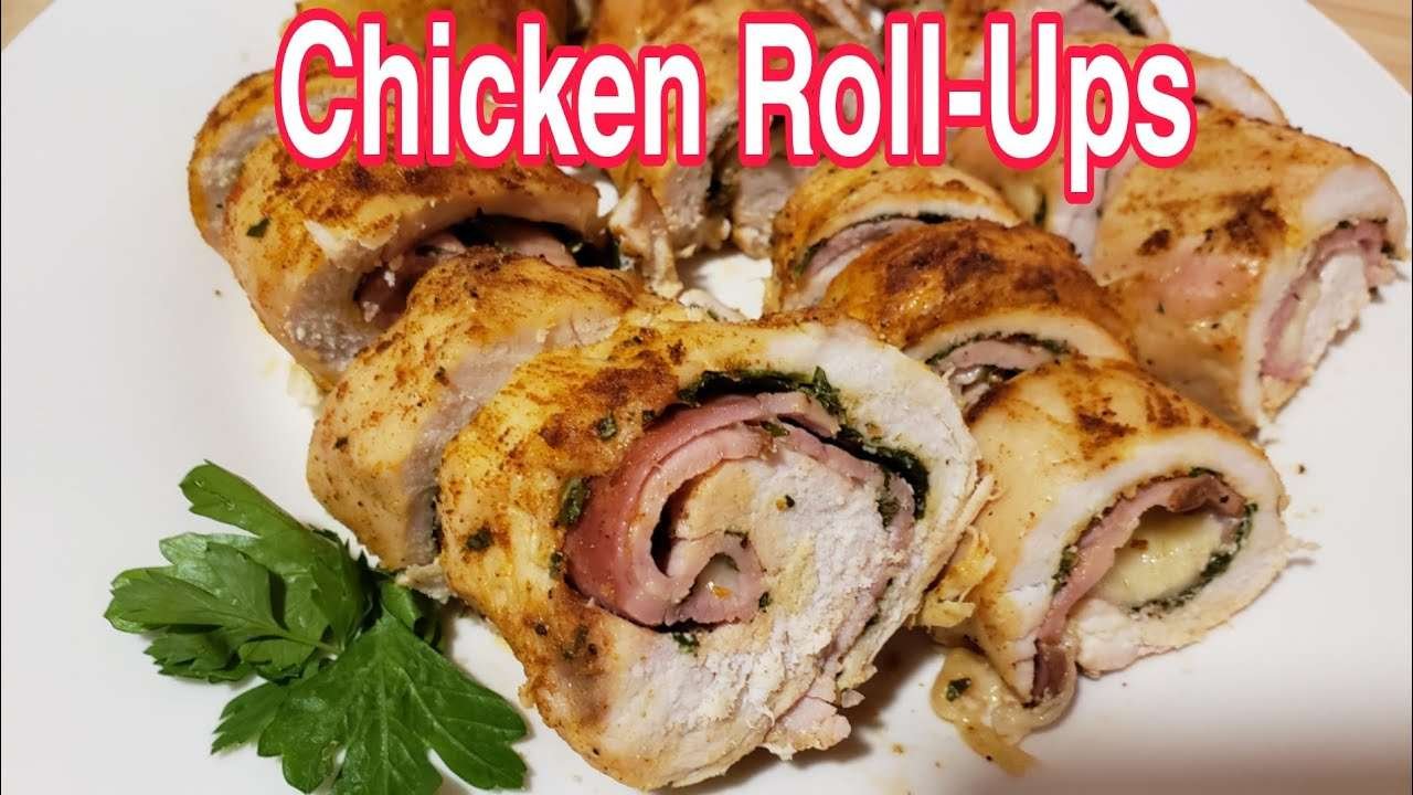 Chicken Roll-Ups Recipe|Easy Chicken Roll-Ups with Ham and Cheese| Jeizel's Kitchen