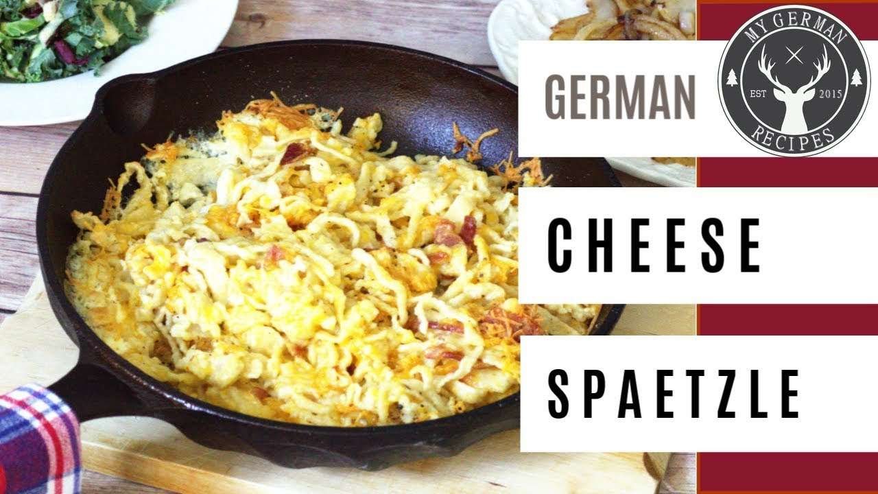 How to make German Cheese Spaetzle (Käse Spätzle) ✪ MyGerman.Recipes