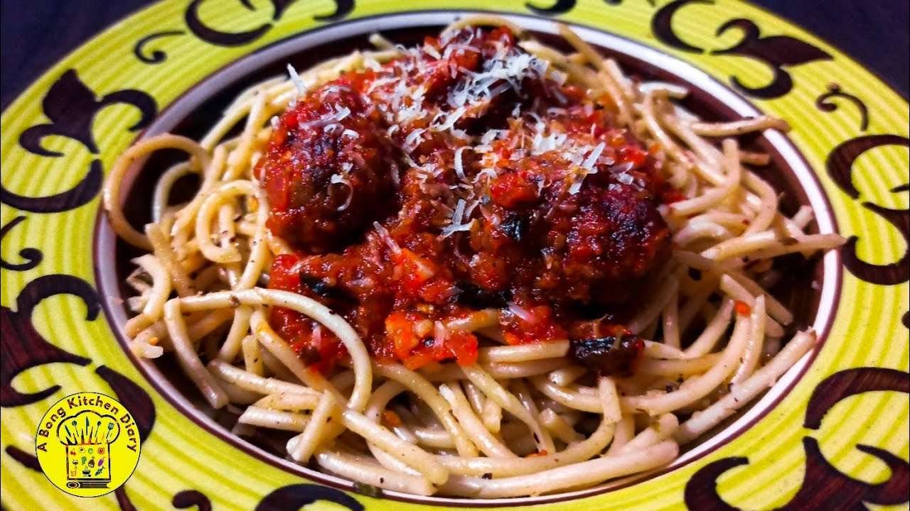 How to Make The Best Spaghetti and Meatballs Recipe | Spaghetti with Meatballs in Marinara Sauce