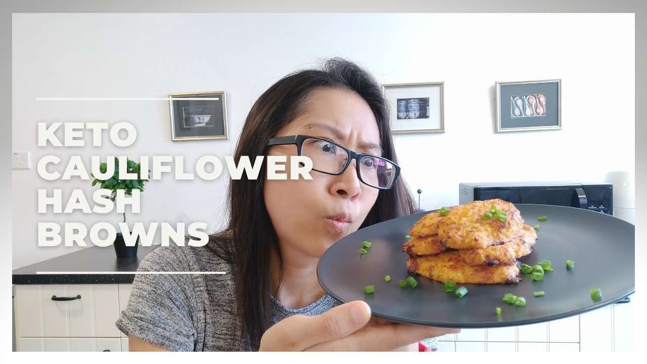 Keto Cauliflower Hash Browns | Keto Recipe