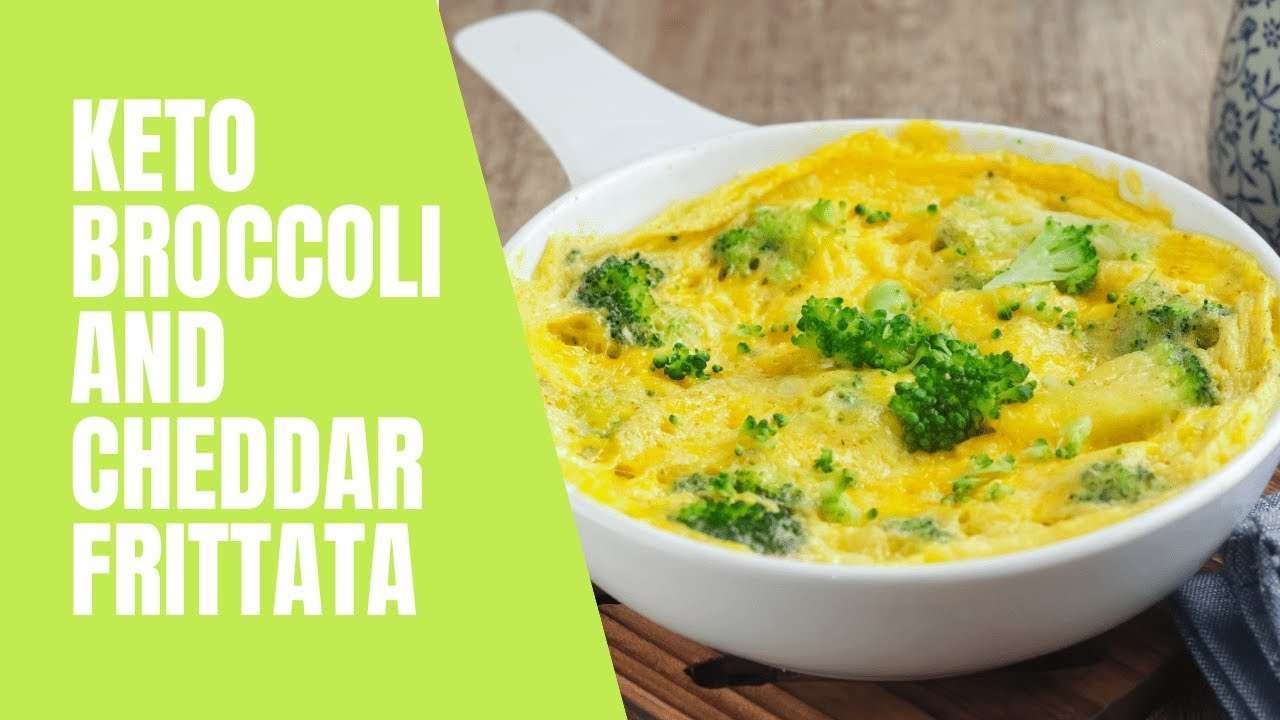 Keto Broccoli and Cheddar Frittata Recipe | Keto Diet Recipes