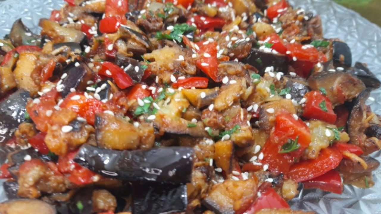 وصفة بذنجان سهلة و سريعة  Easy and fast eggplant recipe