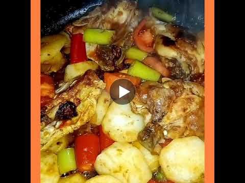 How i cook chicken thighs in a simple way. Yet delicious.