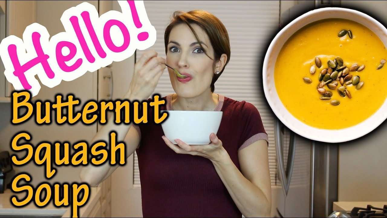 The best Vegan Butternut Squash Soup EVER!