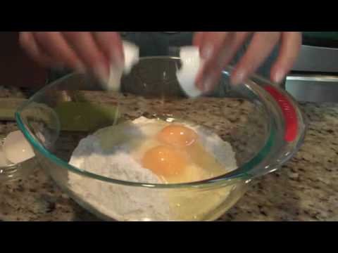 Magdi's Hungarian Home Cooking-Nokedli-Spatzle(made with the spatzle maker)