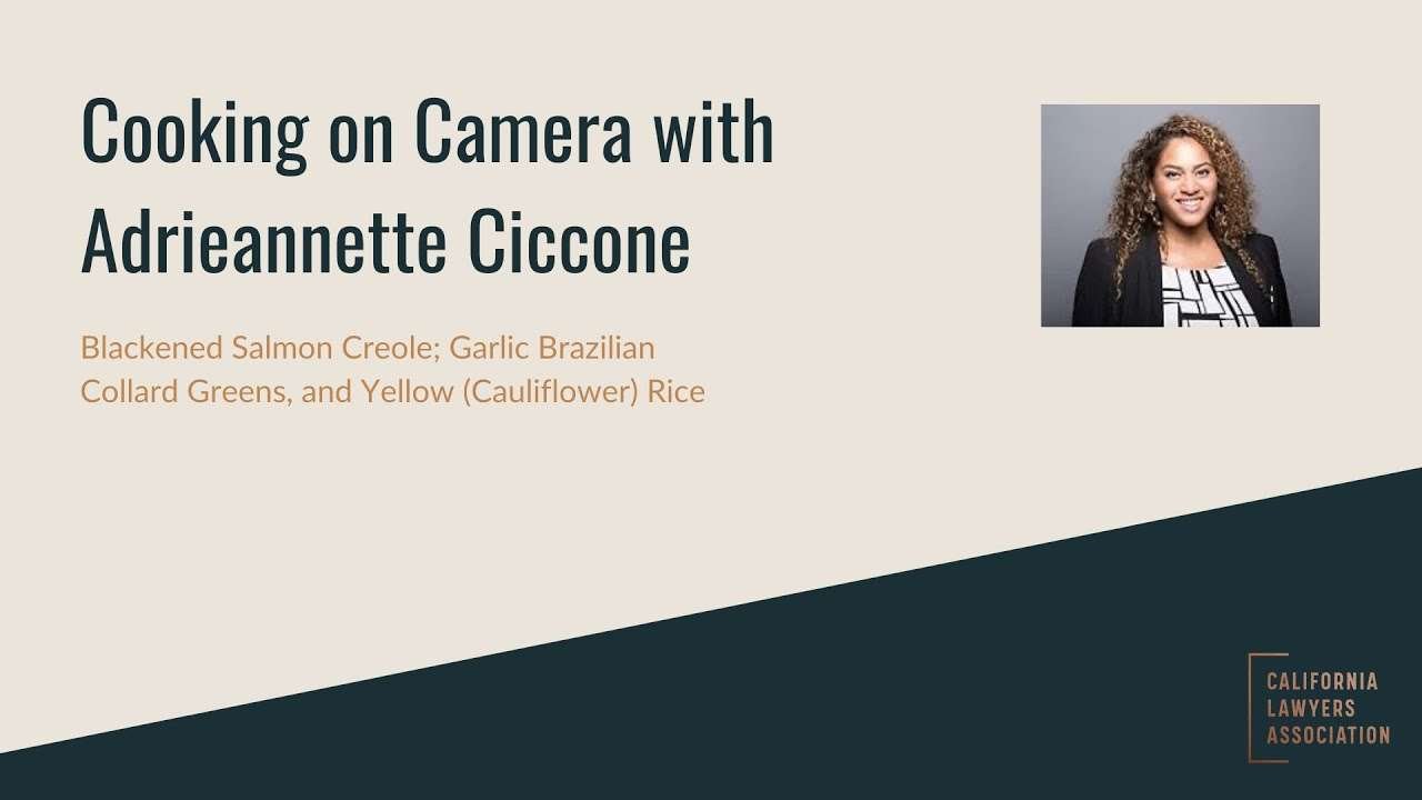 Cooking on Camera with Adrieannette Ciccone | Racial Justice Committee