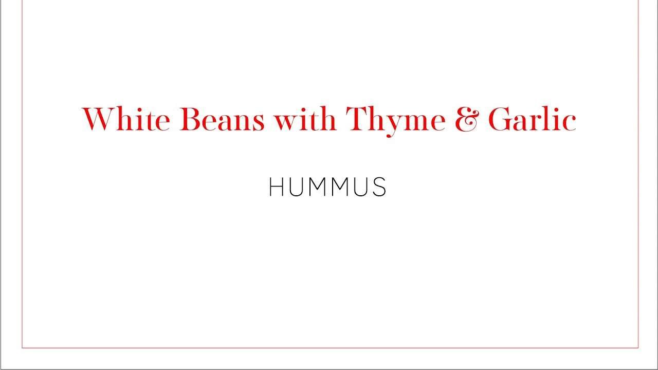 White Bean Hummus