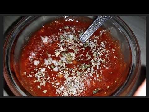 5 minutes pizza sauce recipe | homemade pizza sauce recipe | instant pizza sauce, #pizza