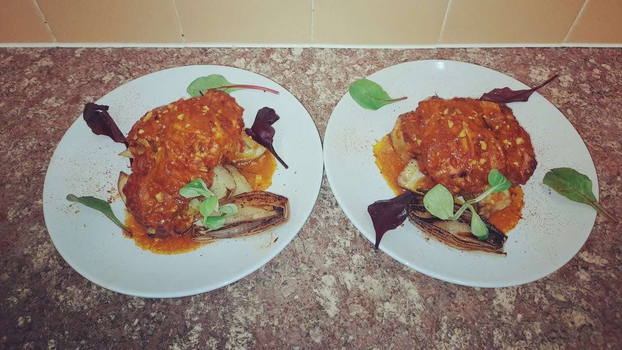 marinated garlic chicken with roasted potatoes تخليطة جد رائعه بالدجاج وبطاطاس في الفرن