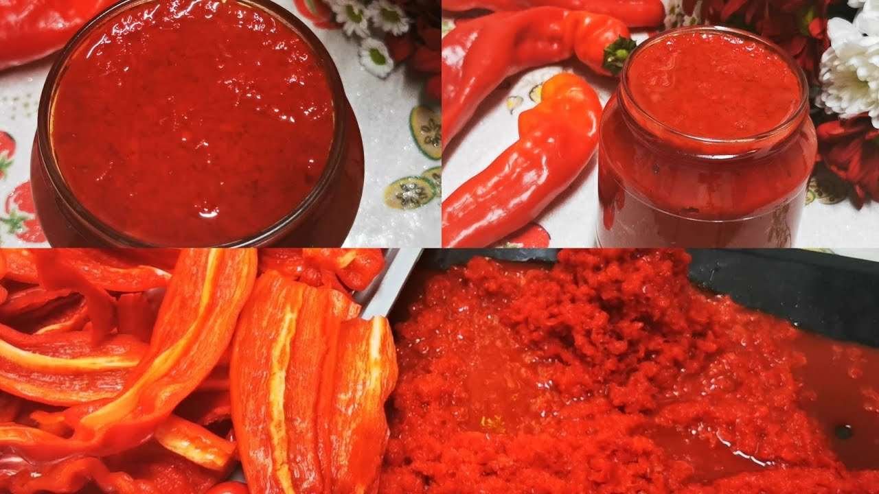 Paprika sauce without sun in an easy way