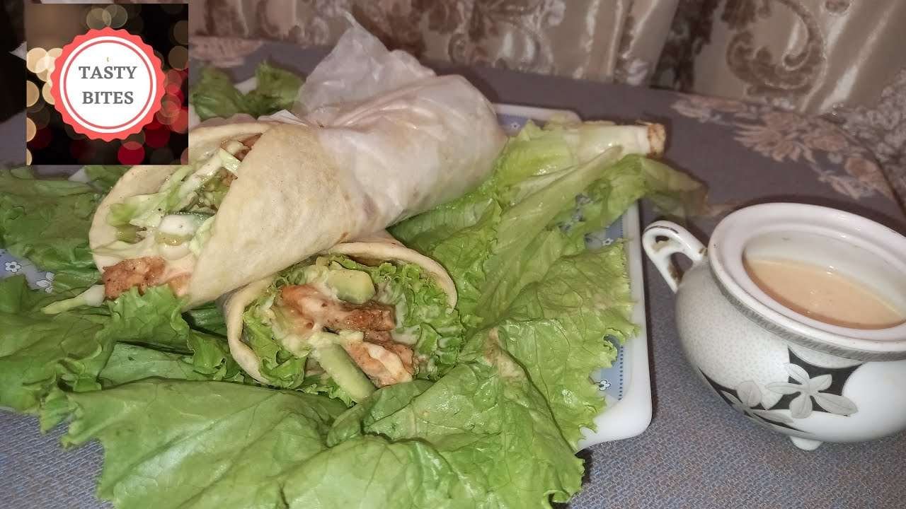 Chicken Shawarma||Home made Shawarma||Easy Recipie||By Tasty Bites