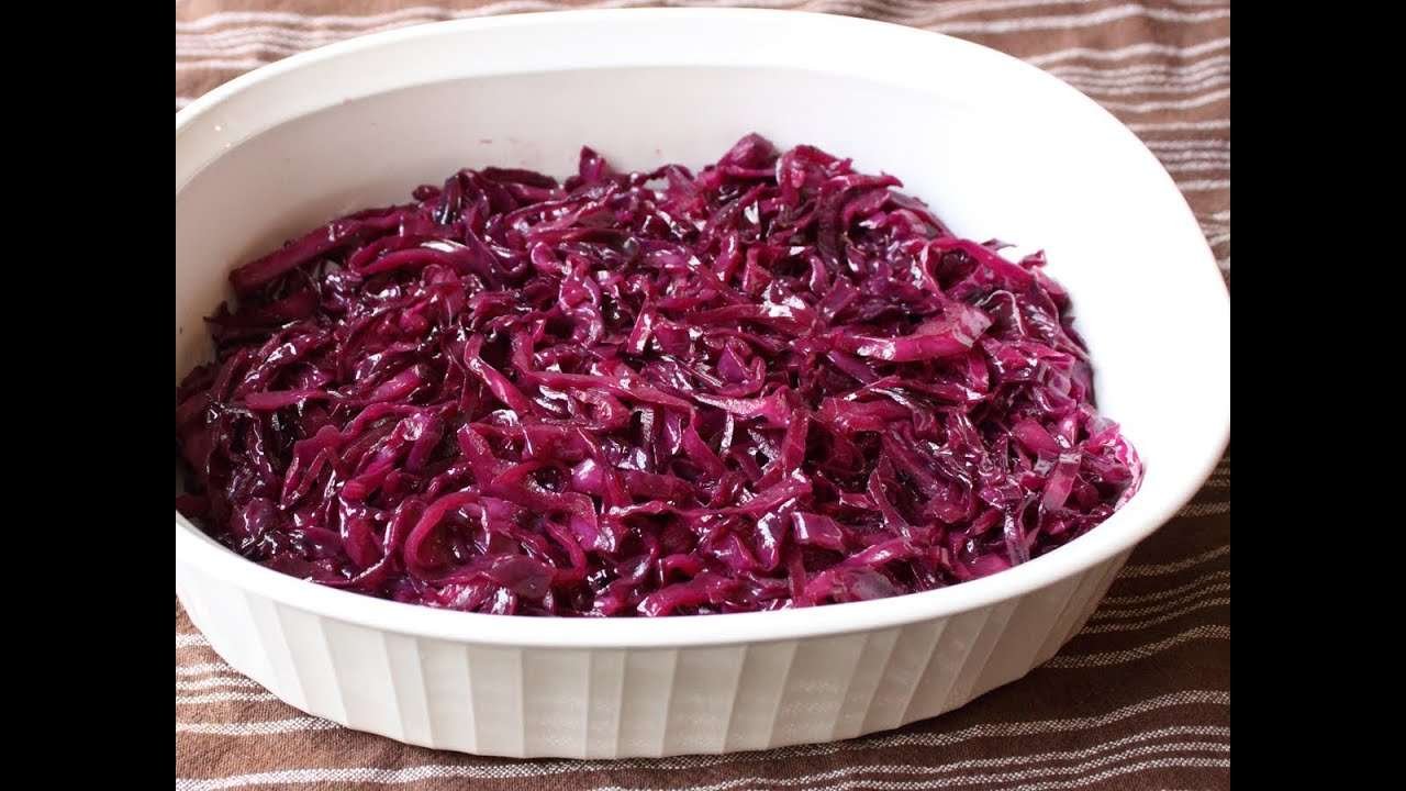 Braised Red Cabbage Recipe – Sweet & Sour Braised Red Cabbage Side Dish