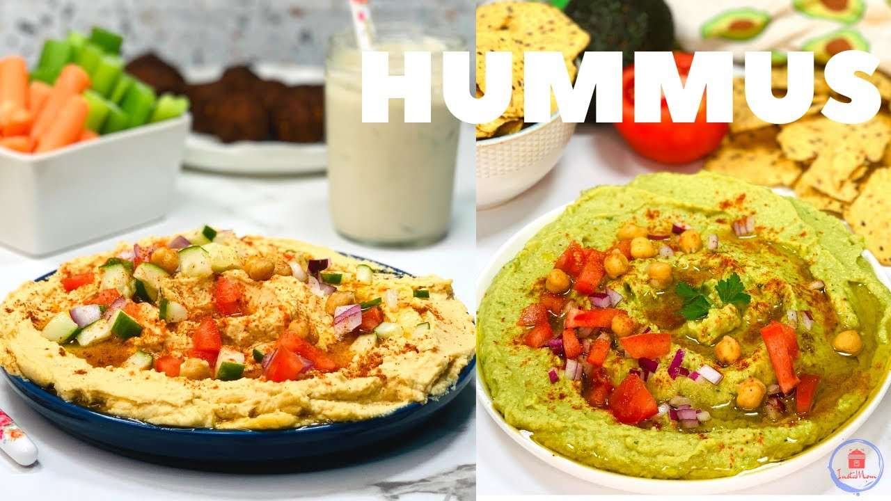 Best Creamy Hummus Recipe | Classic & Spicy Avocado Hummus in Instant Ace Plus Blender