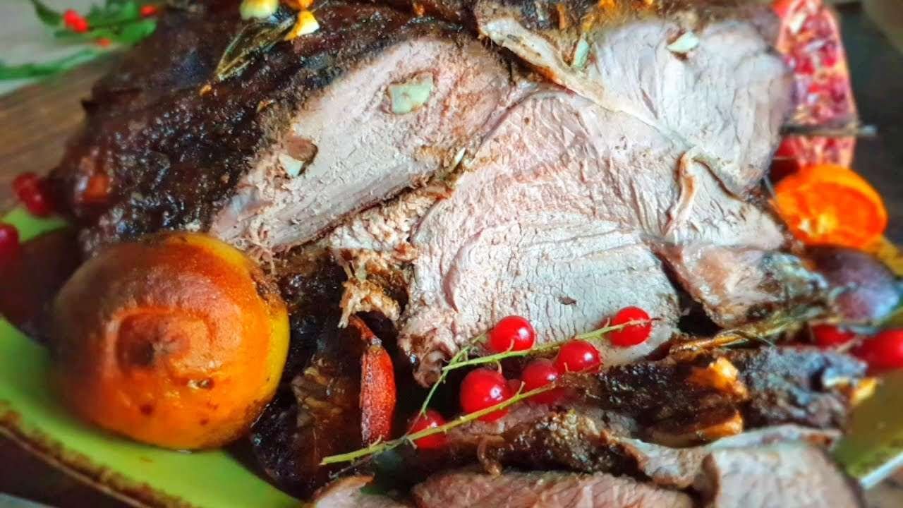 Roasted Goat Leg Recipe With Herbs, Seasonings and Citrus Notes (Festive Cooking)