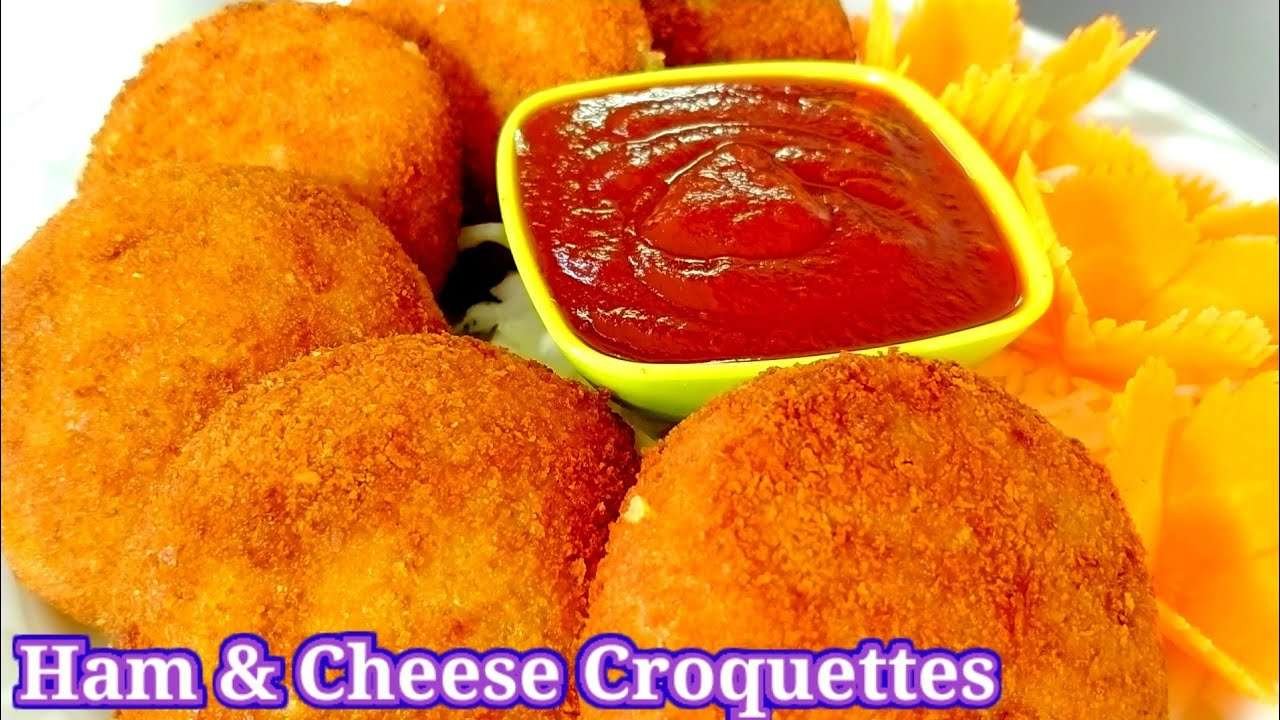 Ham and Cheese Croquettes || Korokke || How to Croquettes || Easy Snacks Recipe ||
