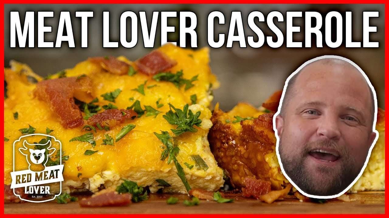 Bacon, Ham & Sausage Breakfast Casserole – MEAT LOVERS Egg Casserole!
