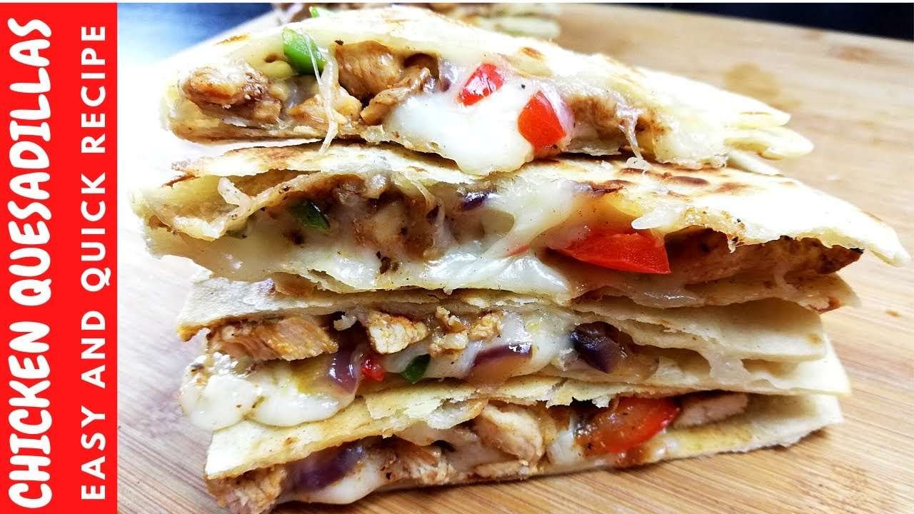 Mexican Cheesy Chicken Quesadilla | Simple n Easy Recipe |  Recipe By Desi Pardesi