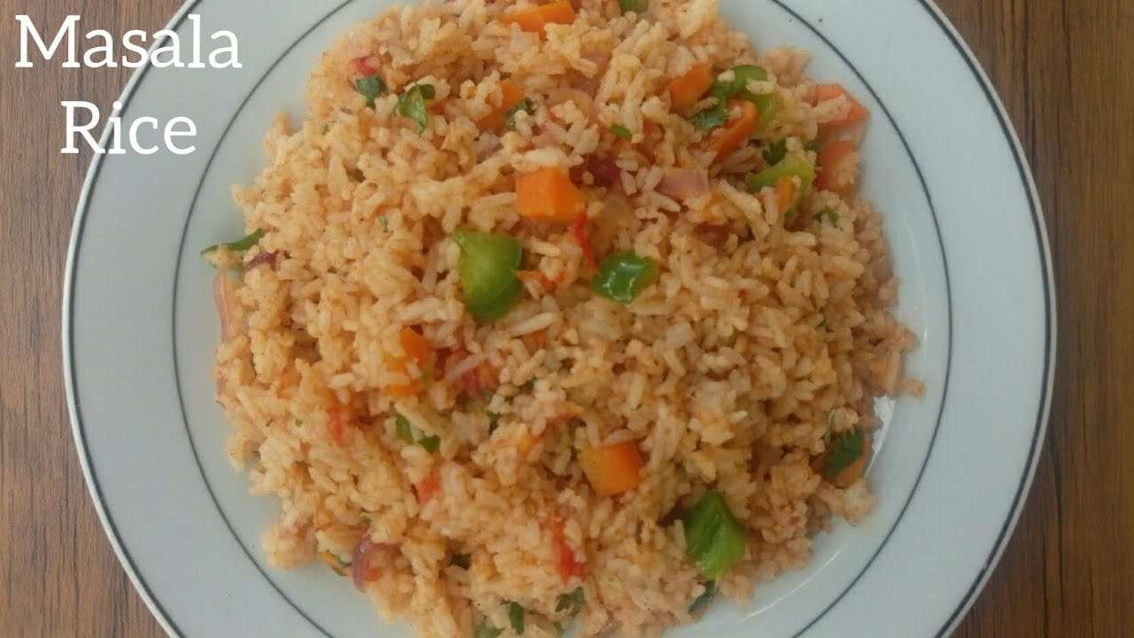 Masala Rice Recipe || Vegetable Masala Rice/ Quick Fix For Lunch