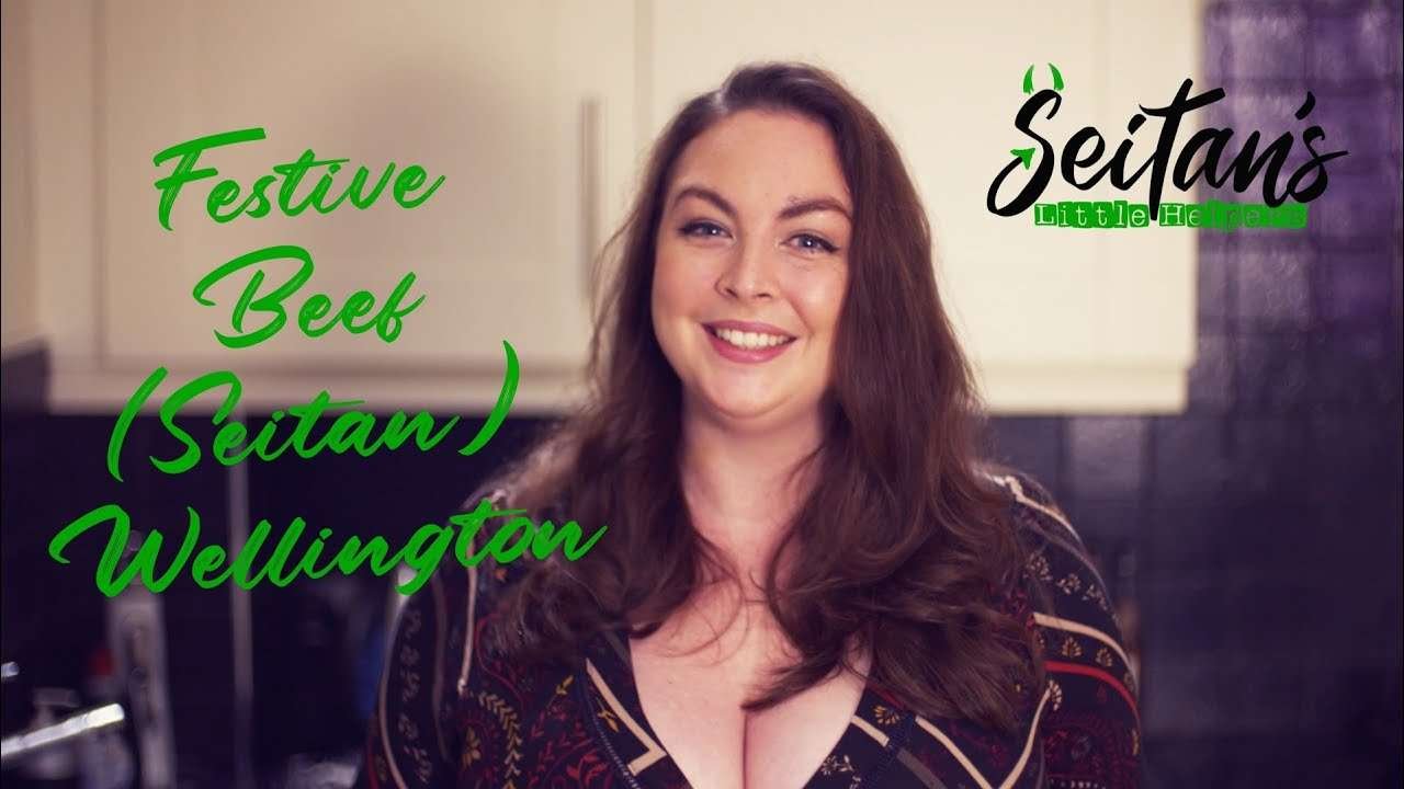 Juicy Festive Beef 'Seitan' Wellington.