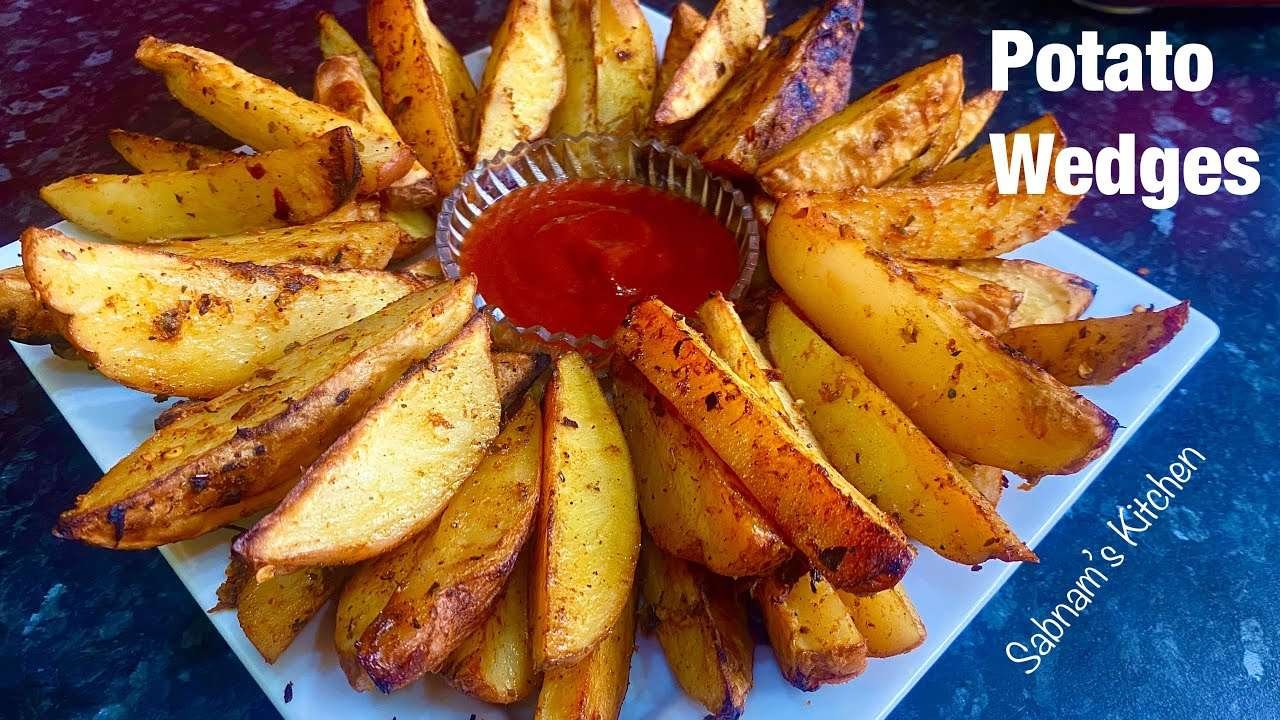 পটেটো ওয়েজেস | আলু দিয়ে মজার স্ন্যাক্স | Potato Wadges Recipe in Bangla| Baked Potato Wedges Recipe