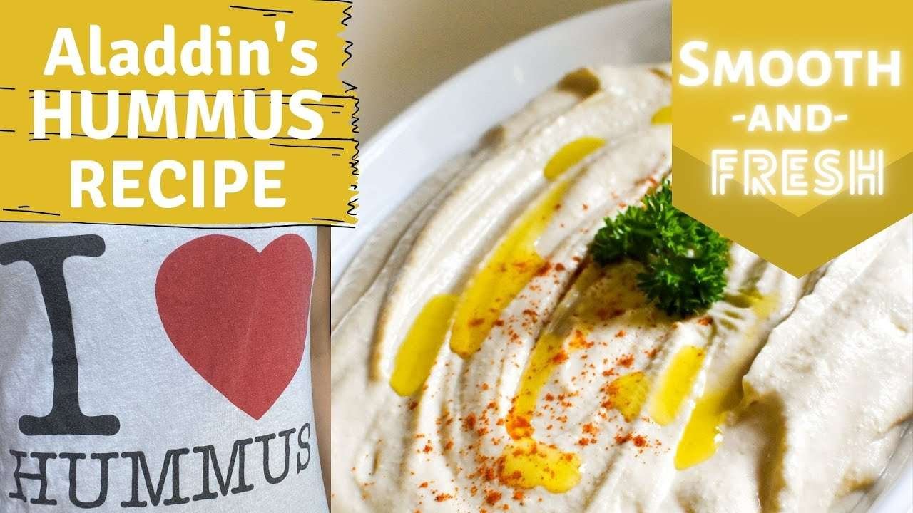 ALADDIN'S HUMMUS RECIPE! | Vlogmas Day 4 | The perfect Aladdin's Eatery Hummus Copycat Recipe!
