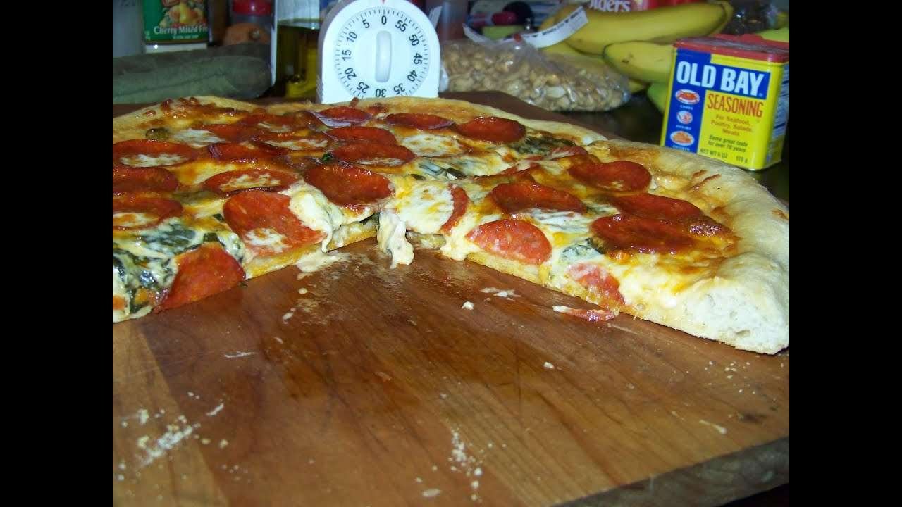 Chicken Florentine Pizza, Pepperoni, Hot Smoked Paprika 5/5 Chef John the Ghetto Gourmet Show
