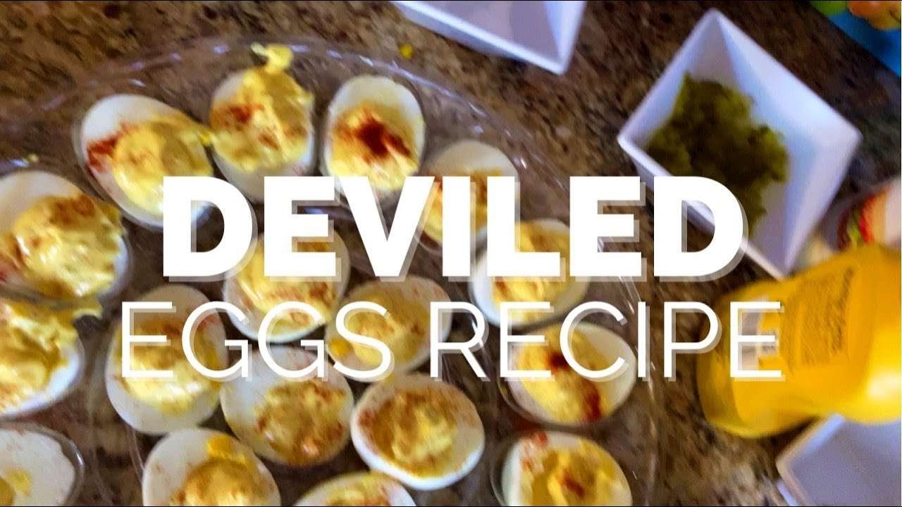 EASY DEVILED EGGS RECIPE | NATURALLY DOMO