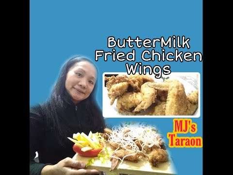 ButterMilk Fried Chicken Wings| How to cook delicious and chrunchy wings by MJ's Taraon