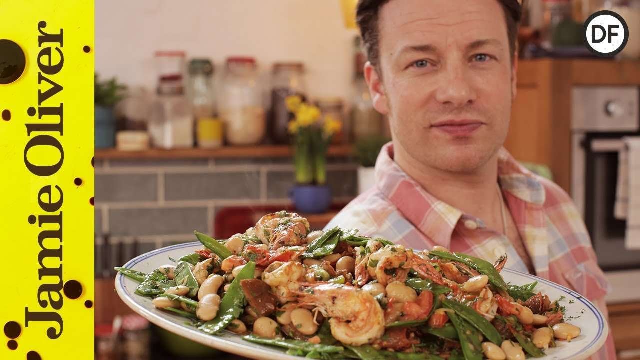 Healthy Pan Cooked Prawns | Jamie Oliver