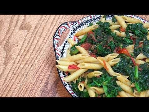 Kale Pasta – Kale Penne Smoked Paprika – Vegan Recipes