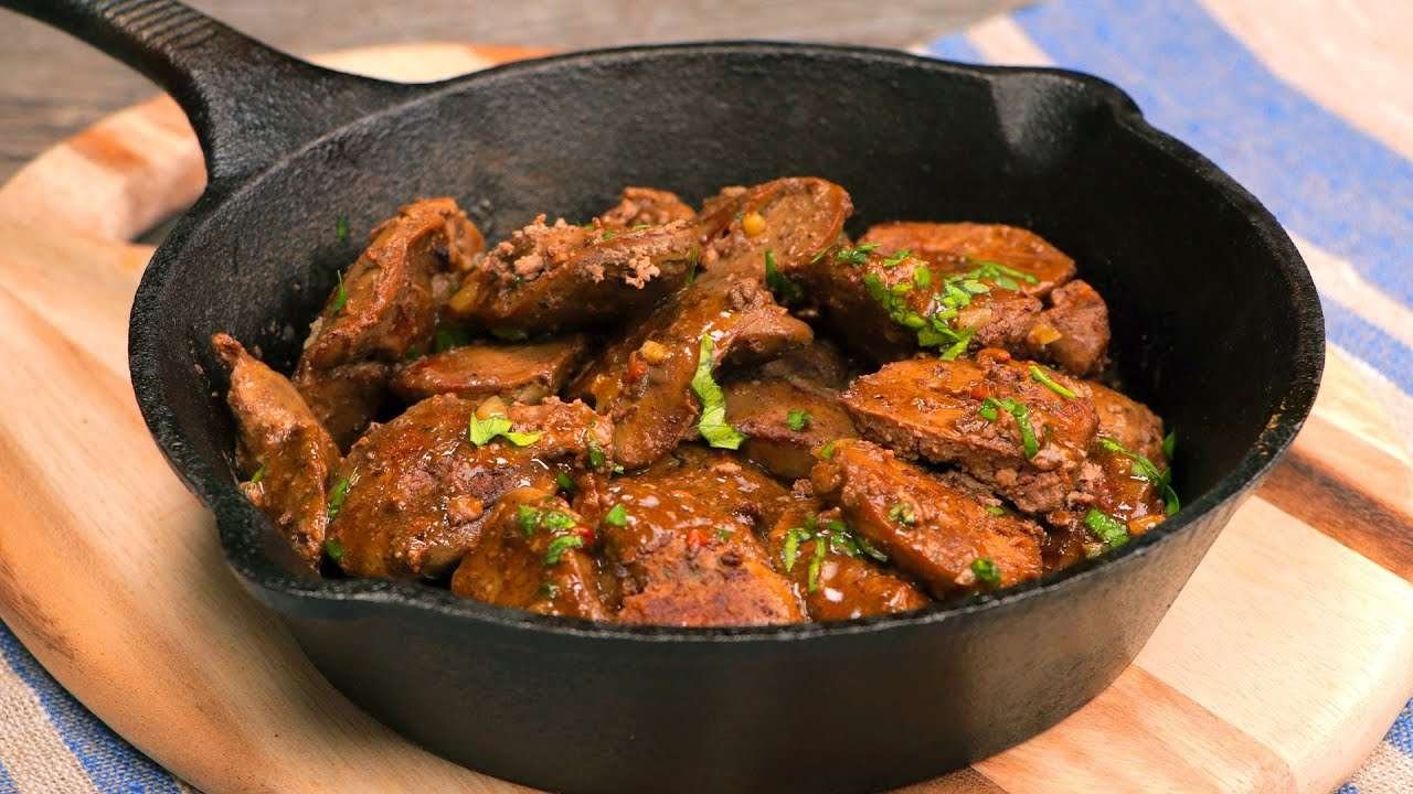 You can forget about dry and tasteless chicken liver using this recipe.  Cookrate