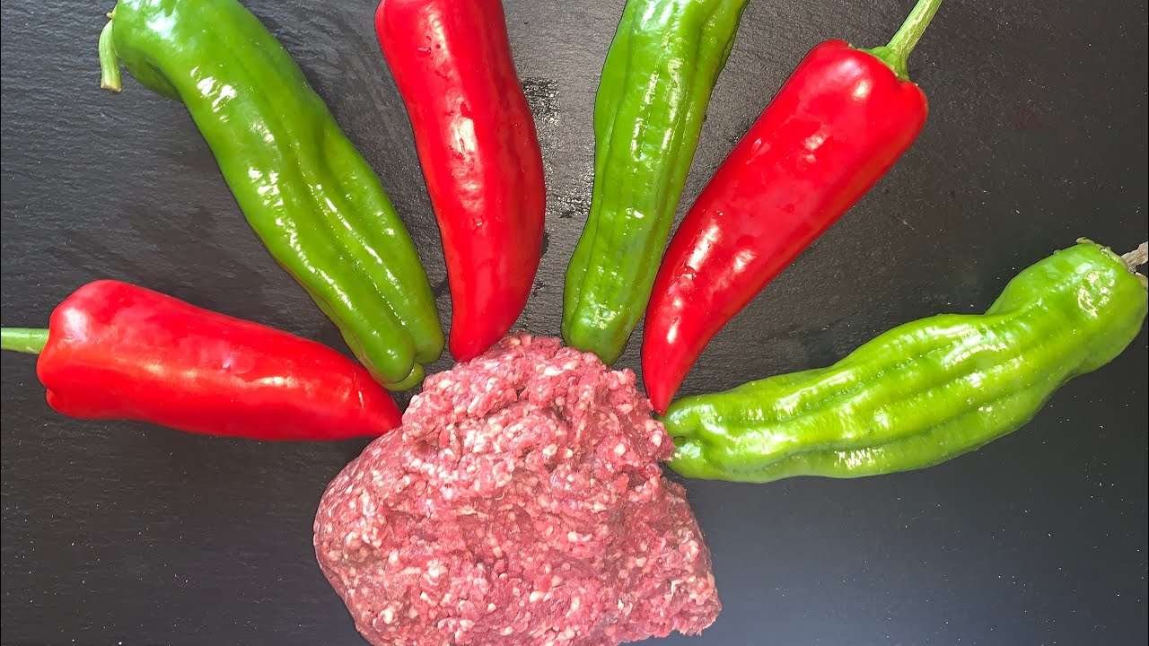 Gefüllte Paprika mit Hackfleisch / How to make Easy stuffed peppers #13
