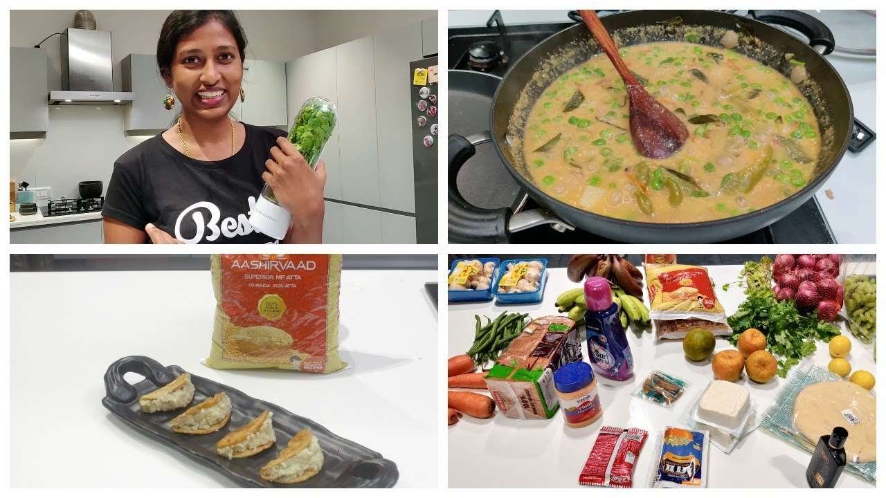 New herb saver/Kutty sunitha ready/Quick evening snack/Veg Kurma recipe/Grocery shopping