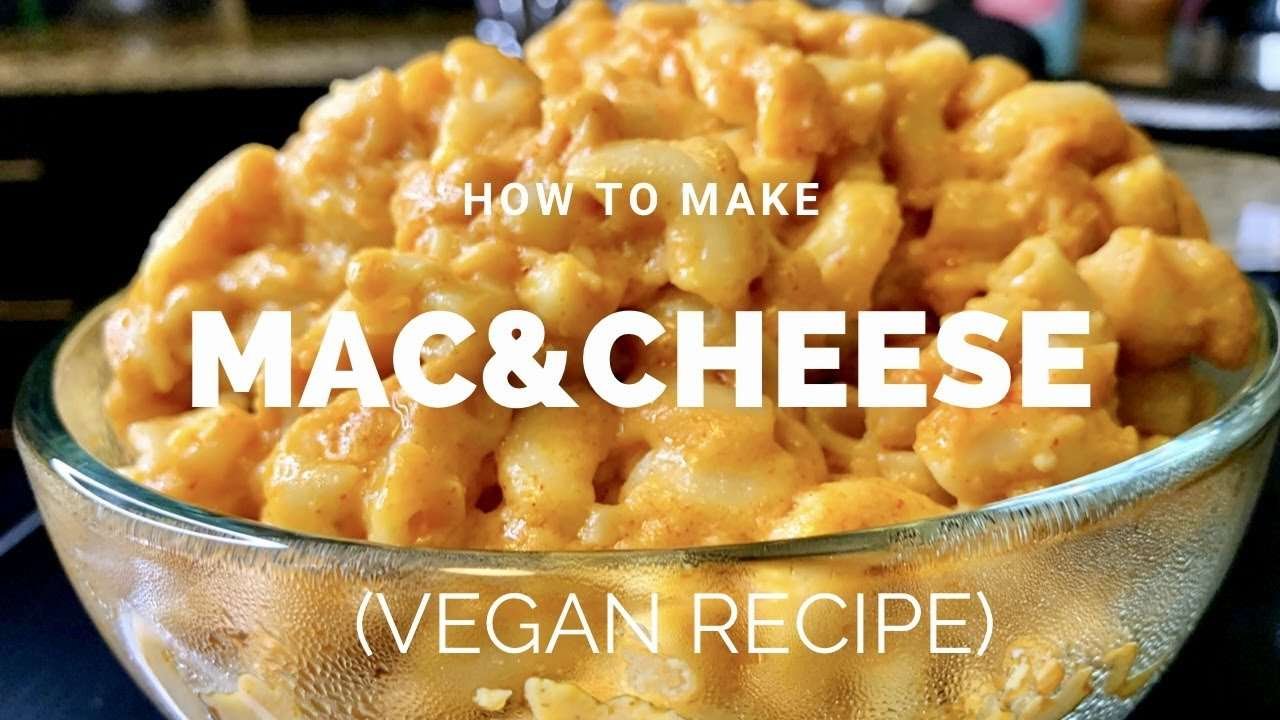How to make mac& cheese (dairy free, vegan recipe)