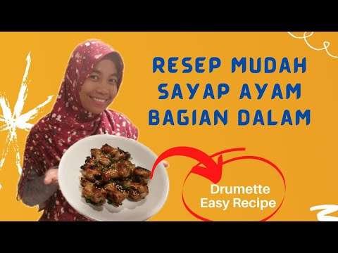 Easy chicken drumette recipes || Resep Mudah sayap ayam bagian dalam