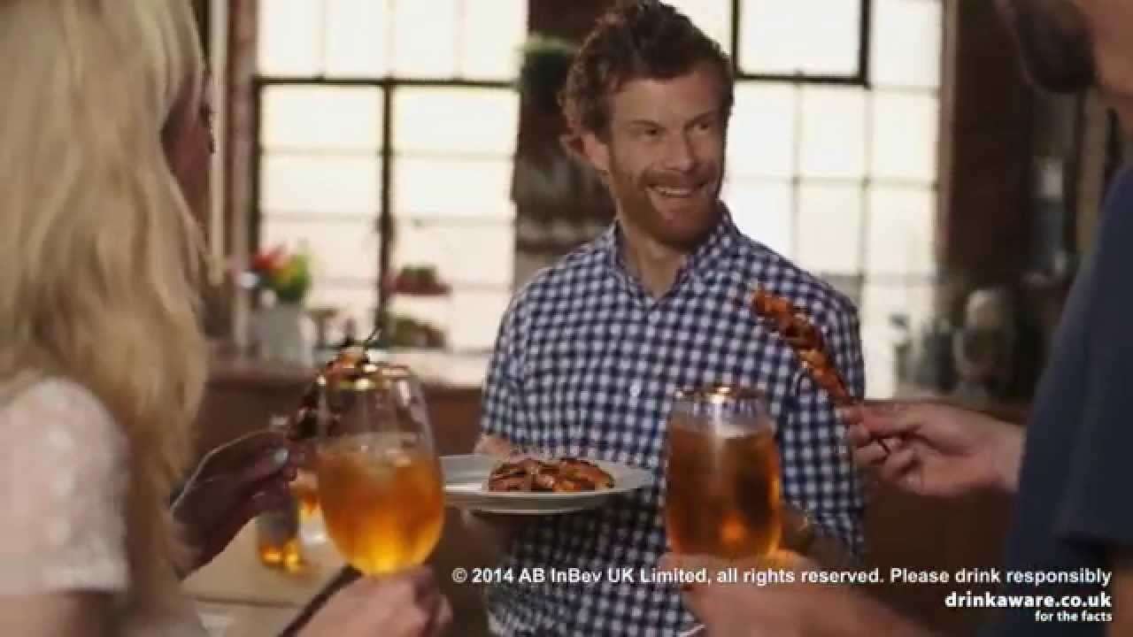 Tom Aikens Serves Chicken Skewers for Stella Artois UK