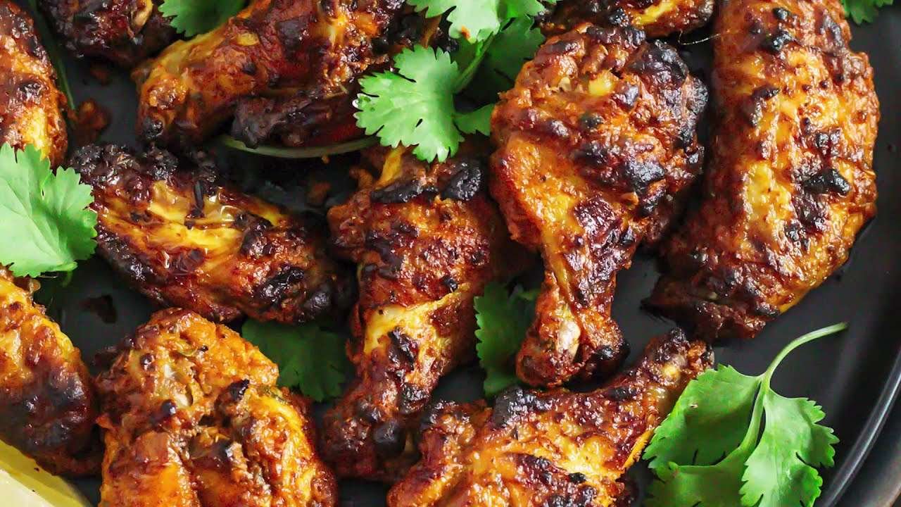 Tandoori Chicken Wings (Air Fryer or Oven)