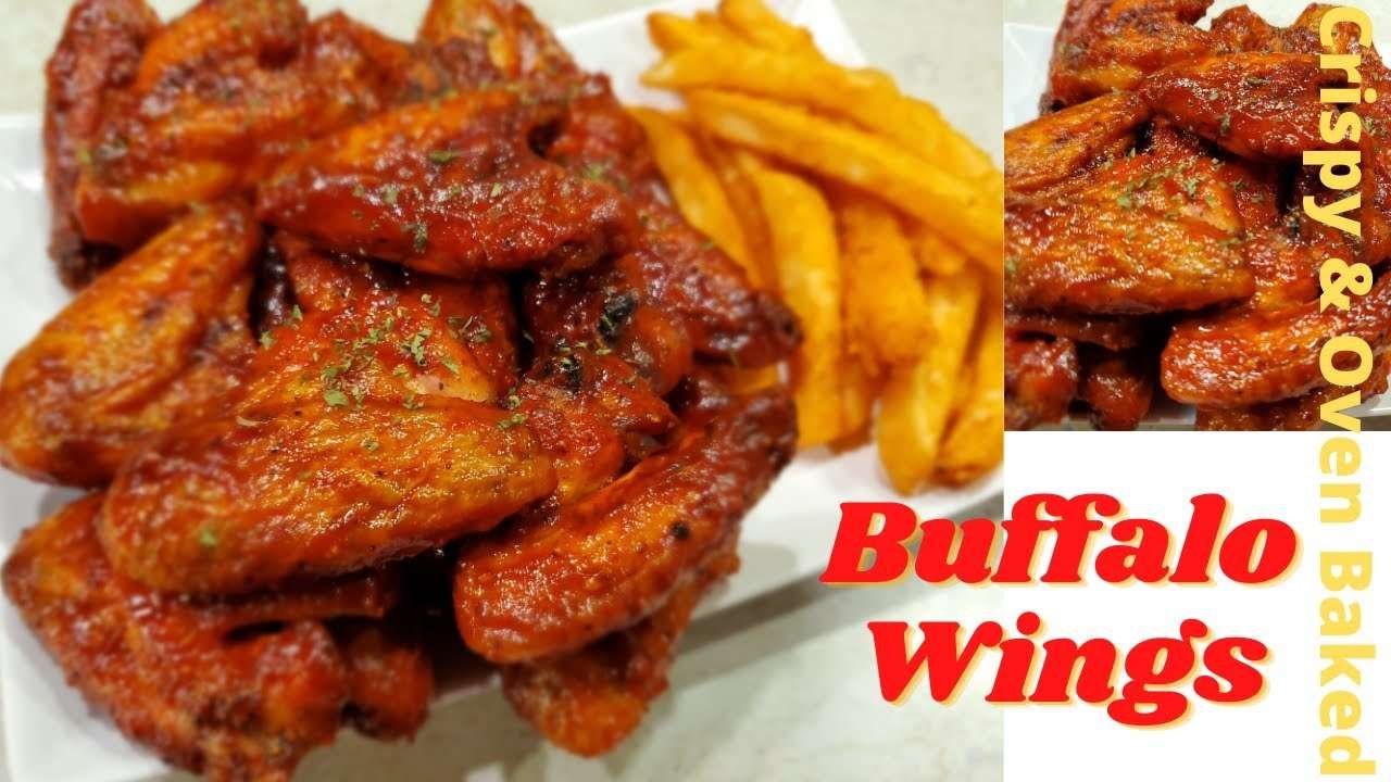 Crispy Baked Buffalo Chicken Wings | How to make Spicy Buffalo Wings | Easy & Keto Friendly Recipe